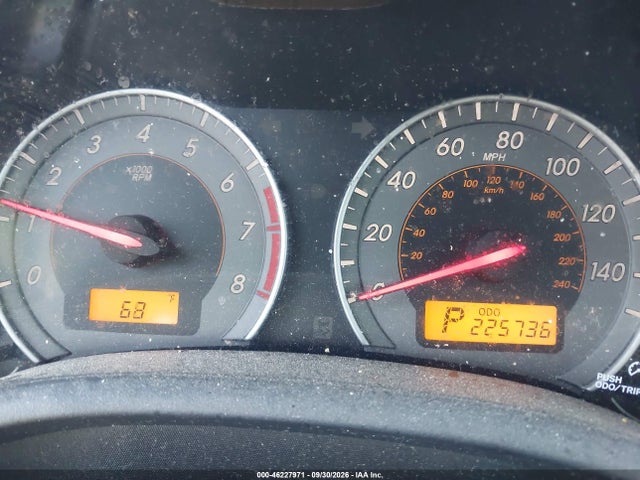46227971 :رقم المزاد ، 2T1BU4EE8AC461334 vin ، 2010 Toyota Corolla S مزاد بيع