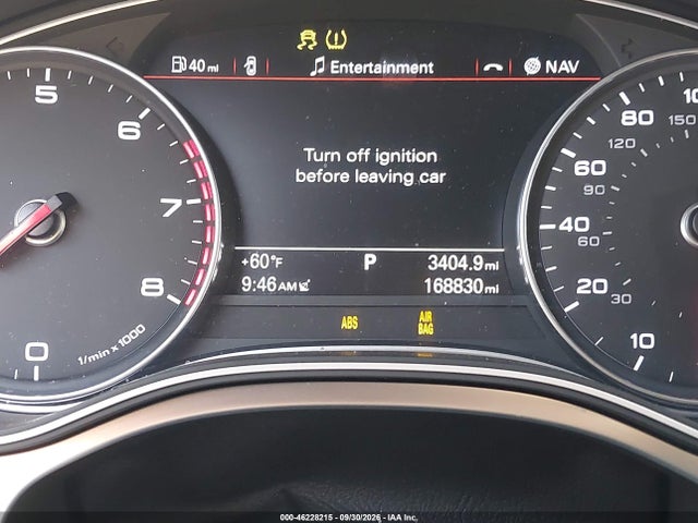 2013 Audi A6 3.0t Premium მანქანა იყიდება აუქციონზე, vin: WAUHGAFC9DN131858, აუქციონის ნომერი: 46228215