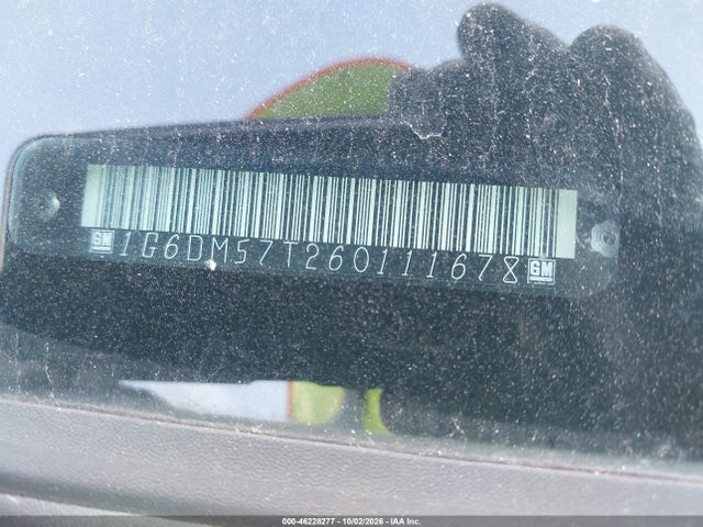Aukcja sprzedaży 2006 Cadillac Cts Standard, vin: 1G6DM57T260111678, numer aukcji: 46228277