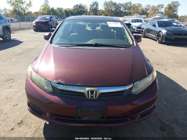Продажа на аукционе авто 2012 Honda Civic Sdn Ex, vin: 19XFB2F82CE092592, номер лота: 46228653