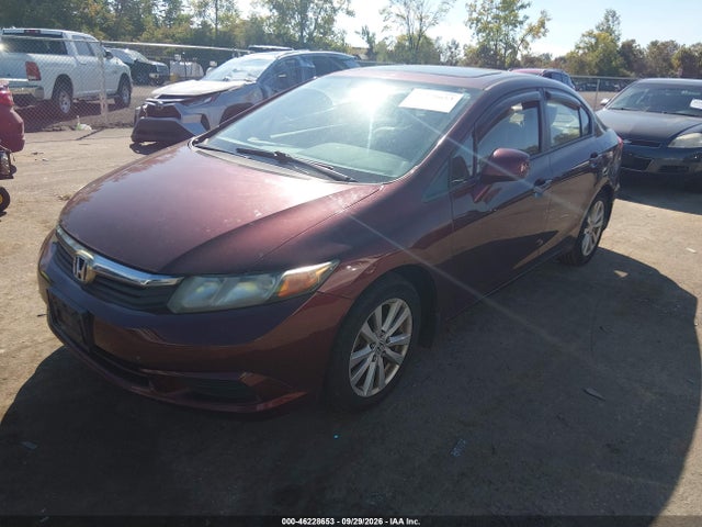 Продажа на аукционе авто 2012 Honda Civic Sdn Ex, vin: 19XFB2F82CE092592, номер лота: 46228653