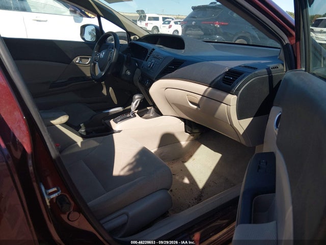 Продажа на аукционе авто 2012 Honda Civic Sdn Ex, vin: 19XFB2F82CE092592, номер лота: 46228653
