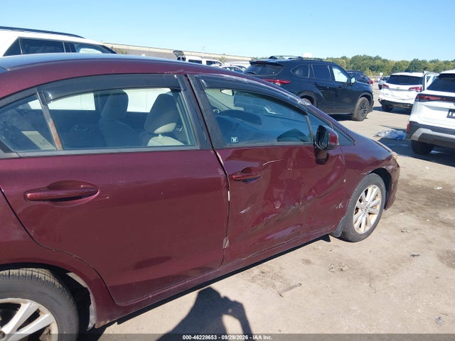 Продажа на аукционе авто 2012 Honda Civic Sdn Ex, vin: 19XFB2F82CE092592, номер лота: 46228653