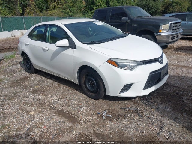 2015 Toyota Corolla Le მანქანა იყიდება აუქციონზე, vin: 2T1BURHE1FC399954, აუქციონის ნომერი: 46228826
