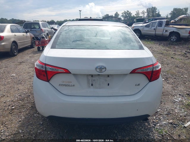 2015 Toyota Corolla Le მანქანა იყიდება აუქციონზე, vin: 2T1BURHE1FC399954, აუქციონის ნომერი: 46228826
