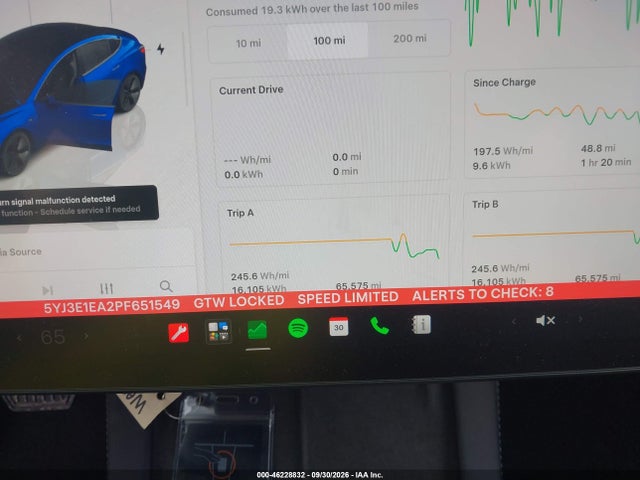 Tesla Model 3 Rear-wheel Drive 2023 5YJ3E1EA2PF651549 Image 7