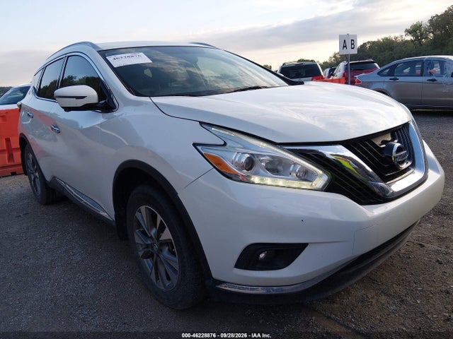 46228876 :رقم المزاد ، 5N1AZ2MH0HN203406 vin ، 2017 Nissan Murano Sl مزاد بيع