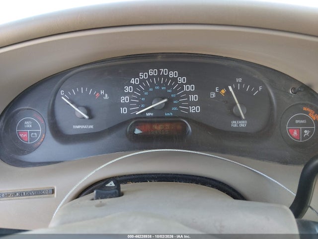 46228938 :رقم المزاد ، 2G4WS52M0W1602889 vin ، 1998 Buick Century Custom مزاد بيع