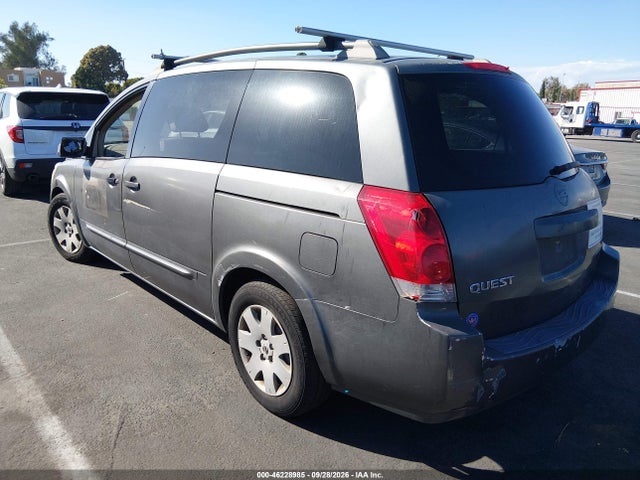 Продаж на аукціоні авто 2005 Nissan Quest 3.5, vin: 5N1BV28U95N137568, номер лоту: 46228985
