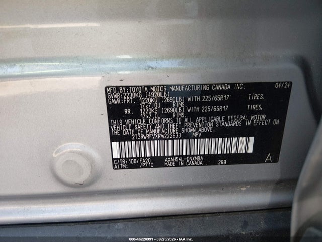 Toyota Rav4 Hybrid Xle 2024 2T3RWRFVXRW222633 Image 9