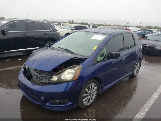 2013 Honda Fit Sport მანქანა იყიდება აუქციონზე, vin: JHMGE8H58DC018019, აუქციონის ნომერი: 46228992