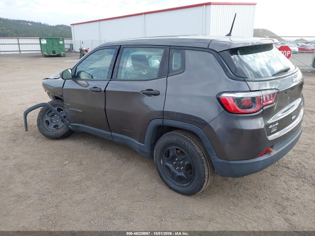 2018 Jeep Compass Sport 4x4 მანქანა იყიდება აუქციონზე, vin: 3C4NJDAB3JT117540, აუქციონის ნომერი: 46228997