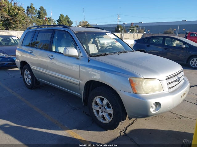 2001 Toyota Highlander V6 მანქანა იყიდება აუქციონზე, vin: JTEHF21A610014759, აუქციონის ნომერი: 46229016