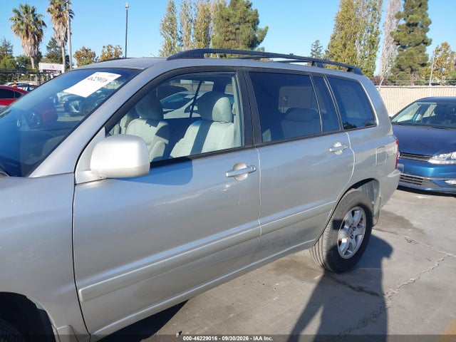 2001 Toyota Highlander V6 მანქანა იყიდება აუქციონზე, vin: JTEHF21A610014759, აუქციონის ნომერი: 46229016