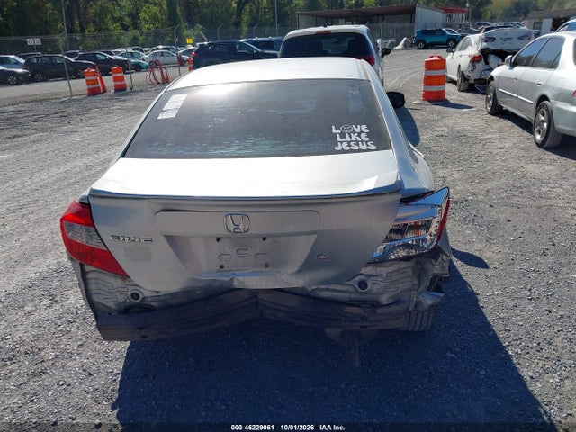 2012 Honda Civic Ex მანქანა იყიდება აუქციონზე, vin: 19XFB2F84CE020745, აუქციონის ნომერი: 46229061