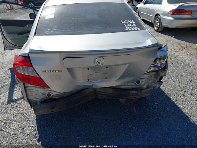 2012 Honda Civic Ex მანქანა იყიდება აუქციონზე, vin: 19XFB2F84CE020745, აუქციონის ნომერი: 46229061