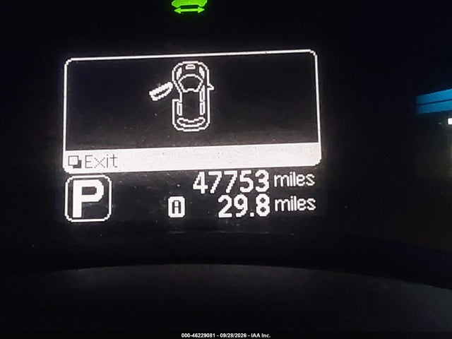 2016 Nissan Leaf S მანქანა იყიდება აუქციონზე, vin: 1N4BZ0CP2GC313640, აუქციონის ნომერი: 46229081