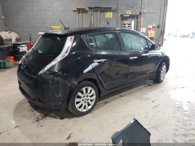 2016 Nissan Leaf S მანქანა იყიდება აუქციონზე, vin: 1N4BZ0CP2GC313640, აუქციონის ნომერი: 46229081