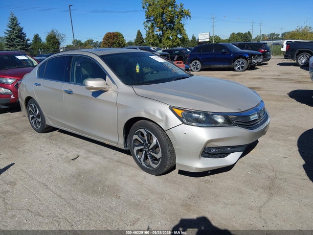2016 Honda Accord Ex-l V-6 მანქანა იყიდება აუქციონზე, vin: 1HGCR3F87GA031186, აუქციონის ნომერი: 46229160