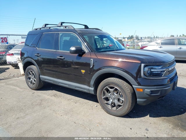 Продажа на аукционе авто 2021 Ford Bronco Sport Badlands, vin: 3FMCR9D97MRA30601, номер лота: 46229234