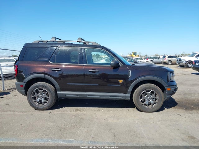 46229234 :رقم المزاد ، 3FMCR9D97MRA30601 vin ، 2021 Ford Bronco Sport Badlands مزاد بيع