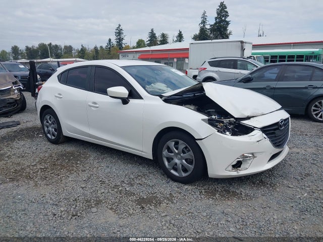 2015 Mazda Mazda3 I Sport მანქანა იყიდება აუქციონზე, vin: JM1BM1K70F1252458, აუქციონის ნომერი: 46229254