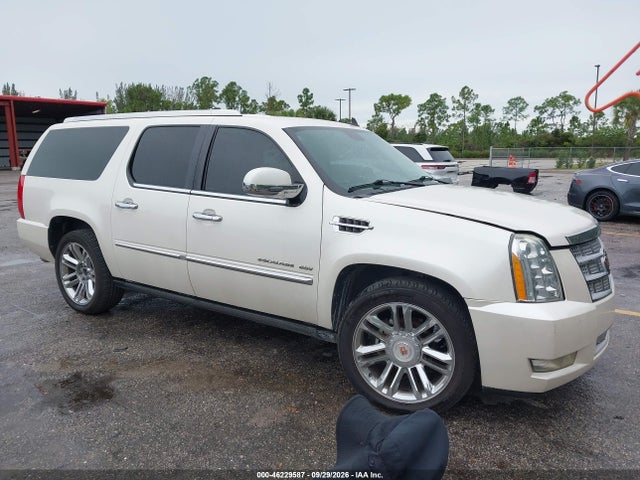 2012 Cadillac Escalade Esv Platinum Edition მანქანა იყიდება აუქციონზე, vin: 1GYS3KEFXCR195852, აუქციონის ნომერი: 46229587
