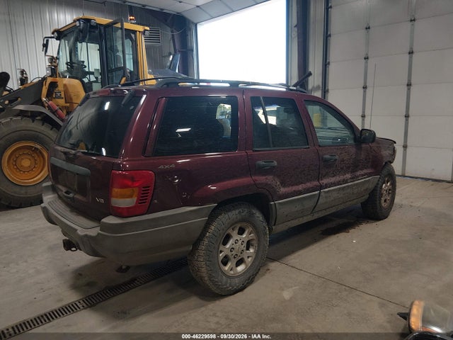 2000 Jeep Grand Cherokee Laredo მანქანა იყიდება აუქციონზე, vin: 1J4GW48NXYC222537, აუქციონის ნომერი: 46229598