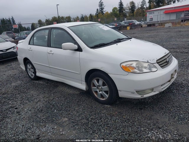 2004 Toyota Corolla S მანქანა იყიდება აუქციონზე, vin: 1NXBR32E24Z274626, აუქციონის ნომერი: 46229776