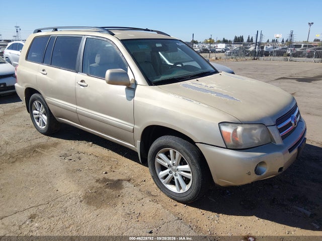 Продаж на аукціоні авто 2006 Toyota Highlander Hybrid V6, vin: JTEDW21A460008416, номер лоту: 46229792