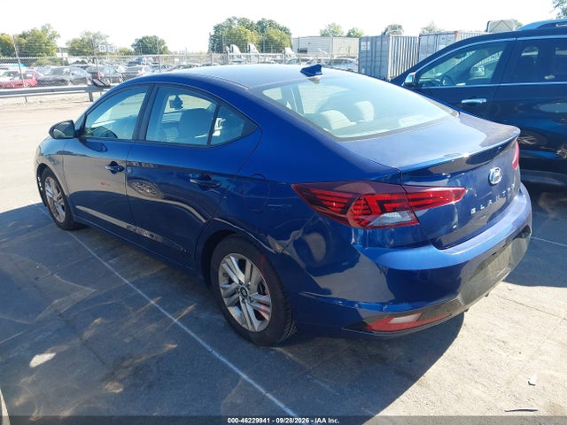 2020 Hyundai Elantra Sel მანქანა იყიდება აუქციონზე, vin: 5NPD84LF1LH543415, აუქციონის ნომერი: 46229941