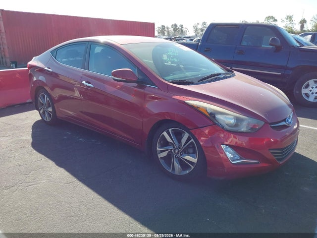 2014 Hyundai Elantra Limited მანქანა იყიდება აუქციონზე, vin: 5NPDH4AE9EH483929, აუქციონის ნომერი: 46230139