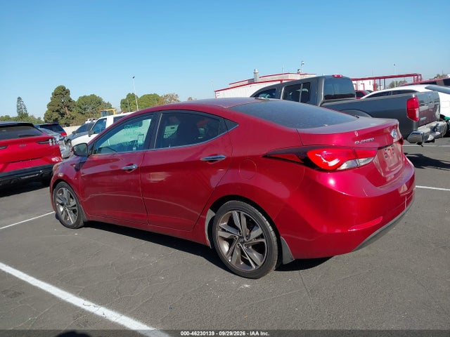 46230139 :رقم المزاد ، 5NPDH4AE9EH483929 vin ، 2014 Hyundai Elantra Limited مزاد بيع