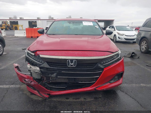 2021 Honda Accord Sport მანქანა იყიდება აუქციონზე, vin: 1HGCV1F32MA077122, აუქციონის ნომერი: 46230201