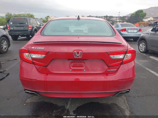 2021 Honda Accord Sport მანქანა იყიდება აუქციონზე, vin: 1HGCV1F32MA077122, აუქციონის ნომერი: 46230201