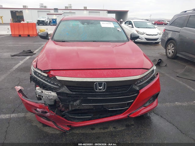 2021 Honda Accord Sport მანქანა იყიდება აუქციონზე, vin: 1HGCV1F32MA077122, აუქციონის ნომერი: 46230201