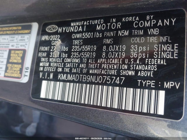 Genesis Gv70 2.5t Awd 2022 KMUMADTB9NU075747 Image 9