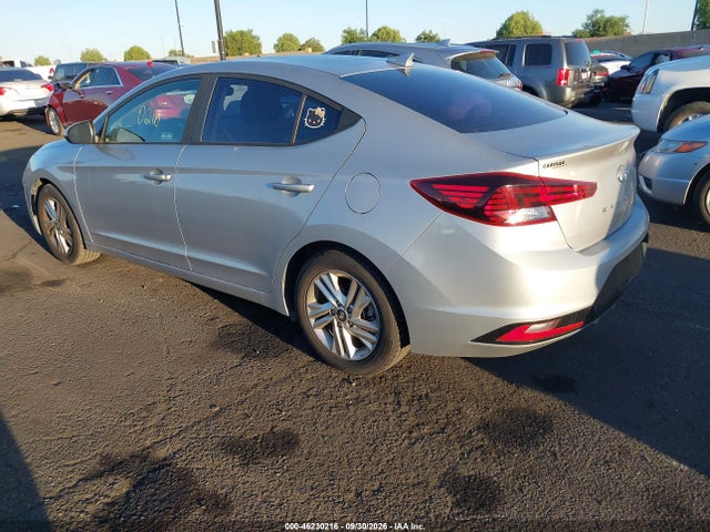 2020 Hyundai Elantra Sel მანქანა იყიდება აუქციონზე, vin: KMHD84LF9LU072597, აუქციონის ნომერი: 46230216