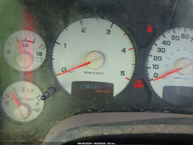 2003 Dodge Ram 2500 Slt/laramie/st მანქანა იყიდება აუქციონზე, vin: 3D7KU26643G765741, აუქციონის ნომერი: 46230254