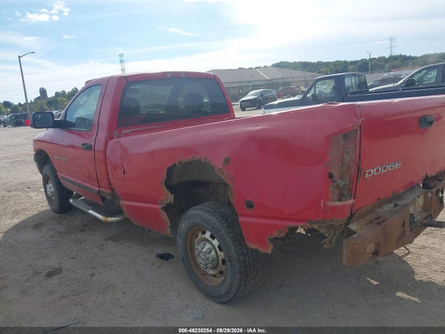 2003 Dodge Ram 2500 Slt/laramie/st მანქანა იყიდება აუქციონზე, vin: 3D7KU26643G765741, აუქციონის ნომერი: 46230254