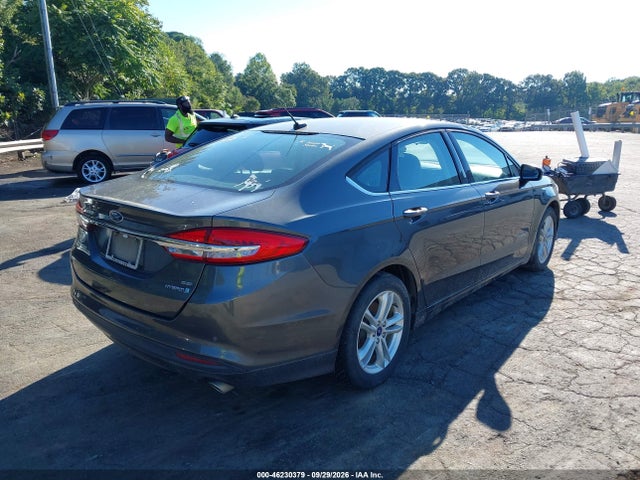 Продажа на аукционе авто 2018 Ford Fusion Hybrid Se, vin: 3FA6P0LUXJR286547, номер лота: 46230379