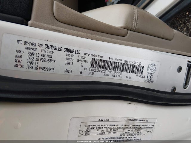 2011 Jeep Grand Cherokee Limited მანქანა იყიდება აუქციონზე, vin: 1J4RR5GT3BC527391, აუქციონის ნომერი: 46230438