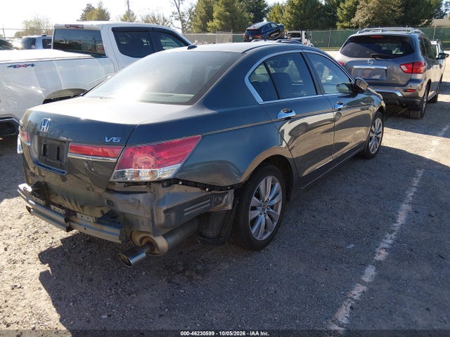 2011 Honda Accord 3.5 Ex-l მანქანა იყიდება აუქციონზე, vin: 1HGCP3F86BA017374, აუქციონის ნომერი: 46230599