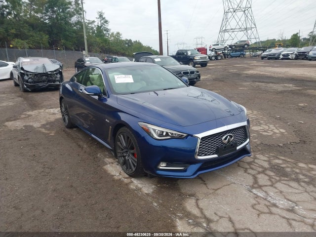 2017 Infiniti Q60 3.0t Red Sport 400 მანქანა იყიდება აუქციონზე, vin: JN1FV7EL0HM701779, აუქციონის ნომერი: 46230625