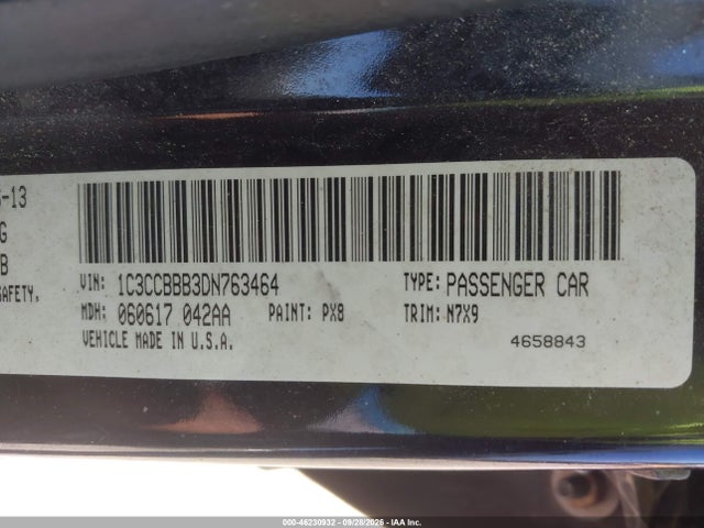 Aukcja sprzedaży 2013 Chrysler 200 Touring, vin: 1C3CCBBB3DN763464, numer aukcji: 46230932