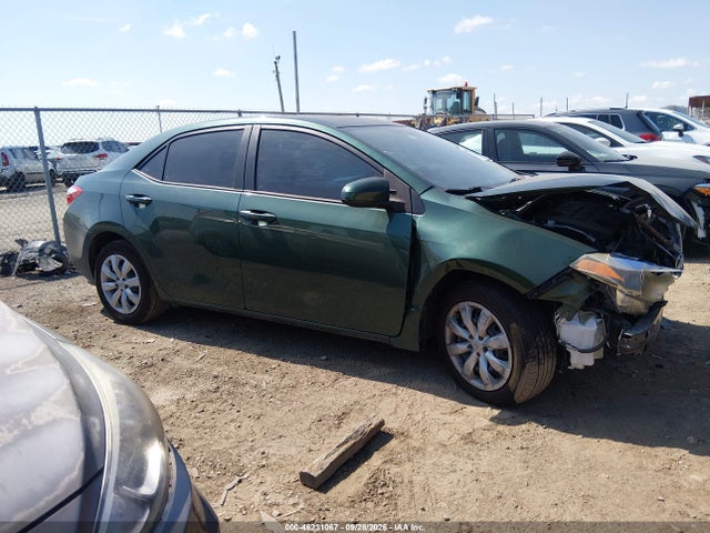 2016 Toyota Corolla Le მანქანა იყიდება აუქციონზე, vin: 2T1BURHE7GC674180, აუქციონის ნომერი: 46231067