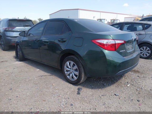 2016 Toyota Corolla Le მანქანა იყიდება აუქციონზე, vin: 2T1BURHE7GC674180, აუქციონის ნომერი: 46231067