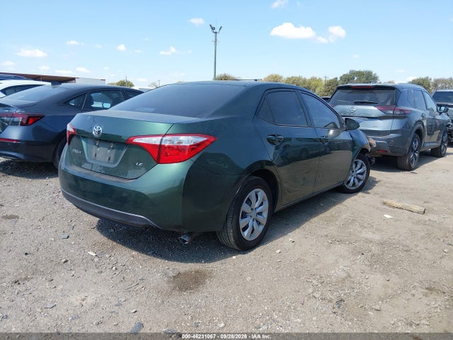2016 Toyota Corolla Le მანქანა იყიდება აუქციონზე, vin: 2T1BURHE7GC674180, აუქციონის ნომერი: 46231067
