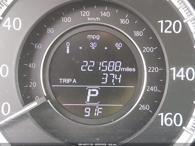 46231139 :رقم المزاد ، 1HGCR2F82FA009119 vin ، 2015 Honda Accord Ex-l مزاد بيع