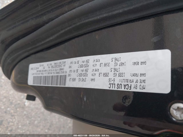 Aukcja sprzedaży 2016 Dodge Grand Caravan Sxt, vin: 2C4RDGCG0GR375660, numer aukcji: 46231189